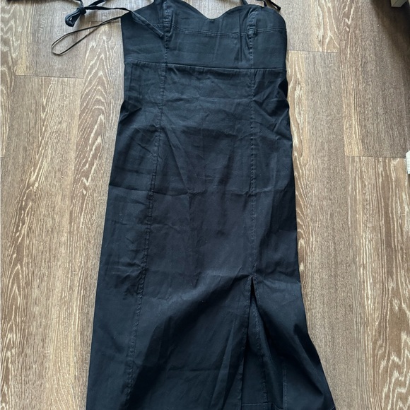 ANTHROPOLOGIE CORSET DRESS - BLK - SZ L - Picture 5 of 5